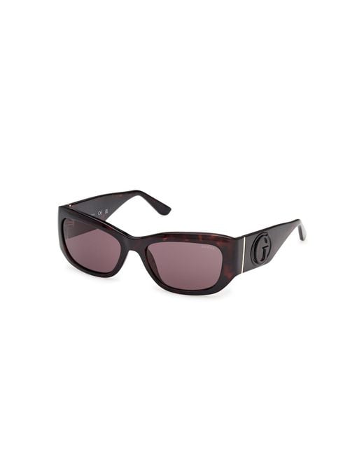 Guess Black Gu00253 52E Sunglasses Injected Squared Normal