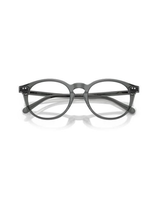 Ralph Lauren Black Rl6263U 6347 Optical Frames Acetate Transparent Round Normal for men