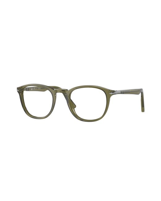 Persol Black Po3143V 1142 Optical Frames Acetate Transparent Round Normal for men