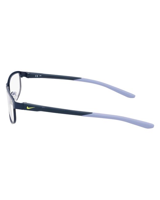 Nike Black 8157 412 Optical Frames Metal Squared Normal for men