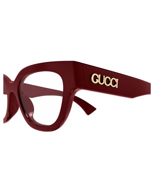 Gucci Black Gg1837O 003 Optical Frames Acetate Transparent Butterfly