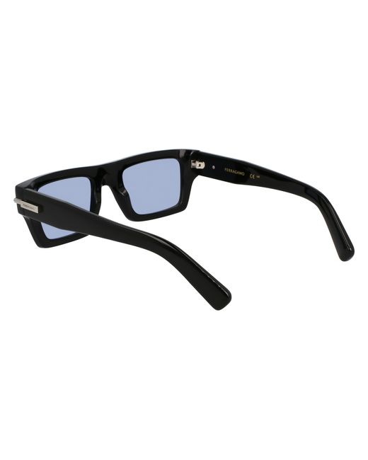 Ferragamo Black Sf2034S 006 Sunglasses Acetate Squared Normal for men