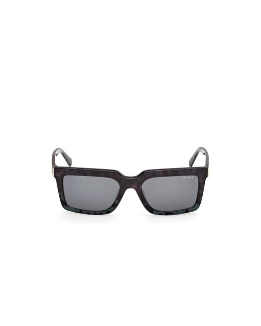 Guess Black Gu00213 98V Sunglasses Acetate Squared Normal for men
