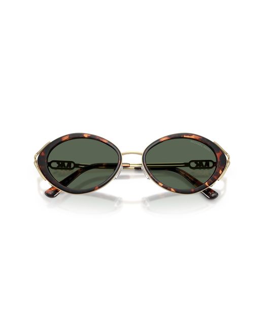 Michael Kors Black Mk1179 Key West 403171 Sunglasses Metal Round Normal