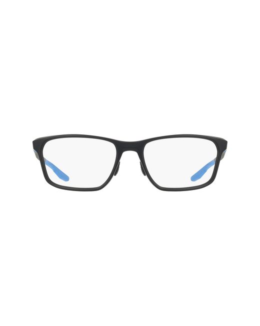 Nike Black 7405 033 Optical Frames Bio-Injected Squared Normal for men