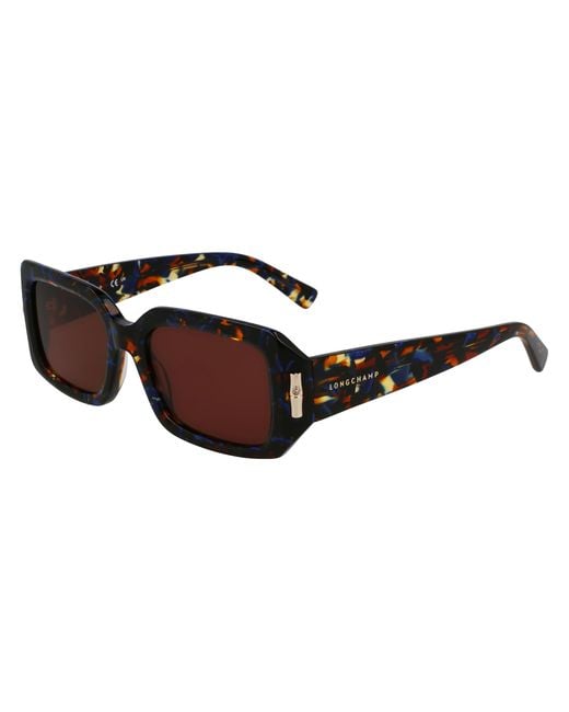 Longchamp Black Lo765S 431 Sunglasses Acetate Squared Normal