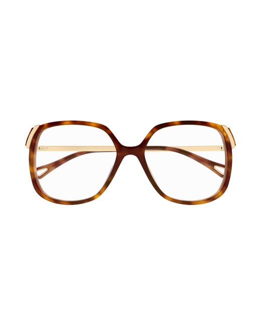 Chloé Black Ch0287O 007 Optical Frames Acetate Transparent Squared
