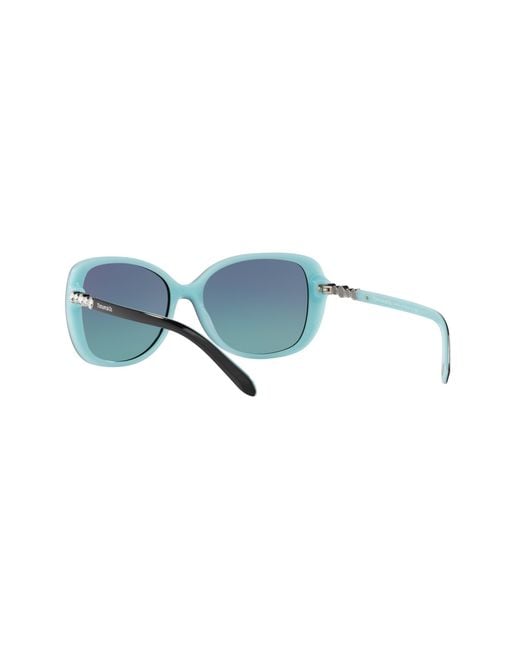 Tiffany & Co Black Tf4121B 80559S Sunglasses Acetate Squared Normal Shaded