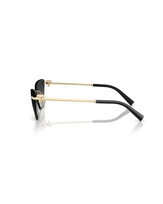 Tiffany & Co Black Tf3120 62413C Sunglasses Metal Butterfly Normal Nuanced