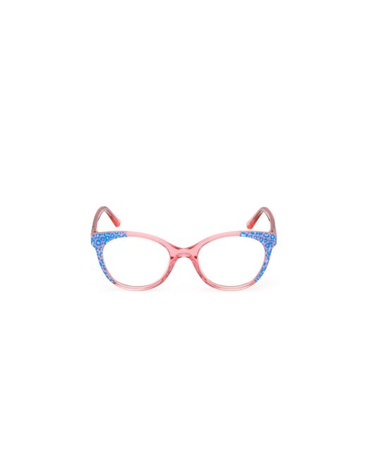 Guess Black Gu50267 074 Optical Frames Acetate Round Normal