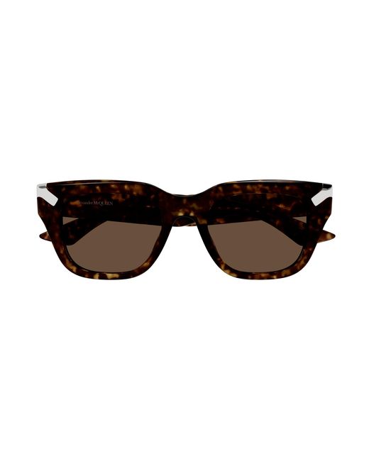 McQueen Black Am0439S 003 Sunglasses Acetate Squared for men