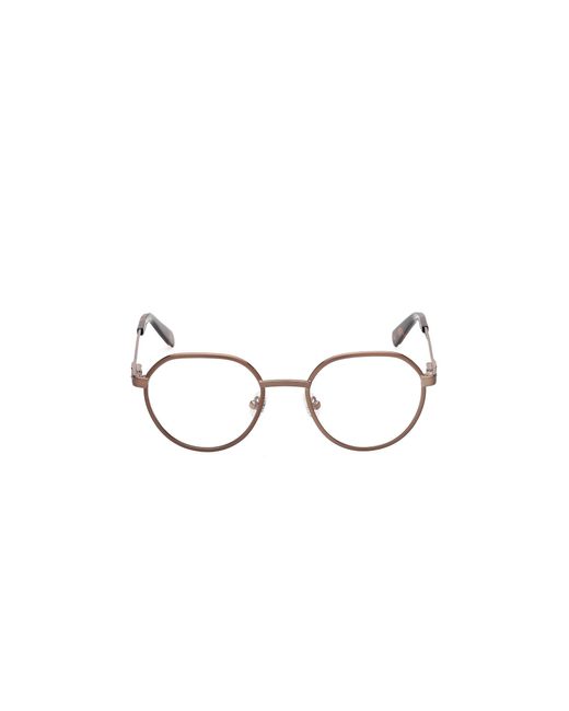 Guess Black Gu50239 037 Optical Frames Metal Round Normal for men
