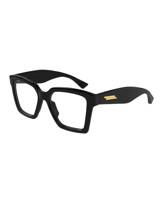 Bottega Veneta Black Bv1458O 001 Optical Frames Acetate Transparent Squared