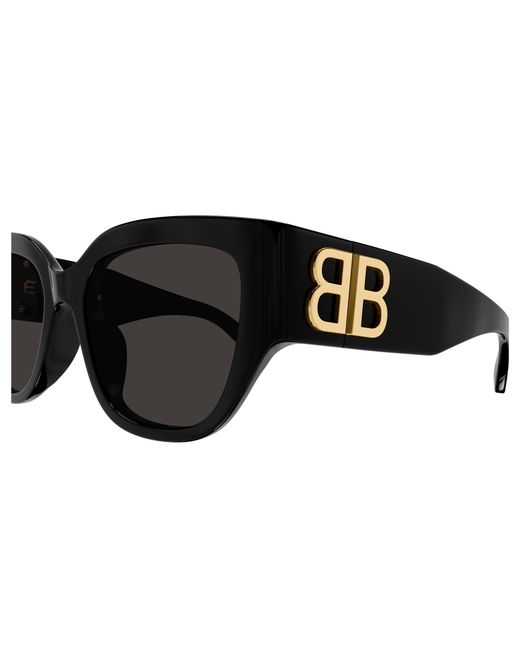 Balenciaga Black Bb0323Sk 002 Sunglasses Acetate Squared
