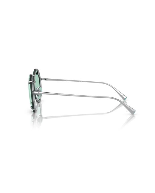 Tiffany & Co Black Tf3091 6001D9 Sunglasses Metal Round Normal