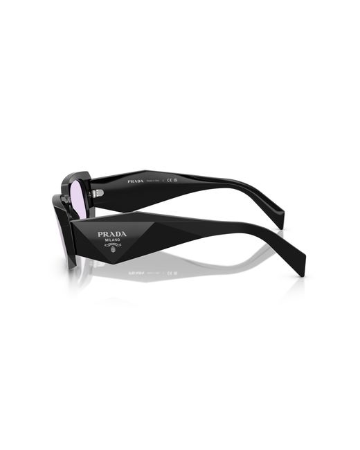 Prada Black Pr 17Ws 16K40J Sunglasses Acetate Squared Normal