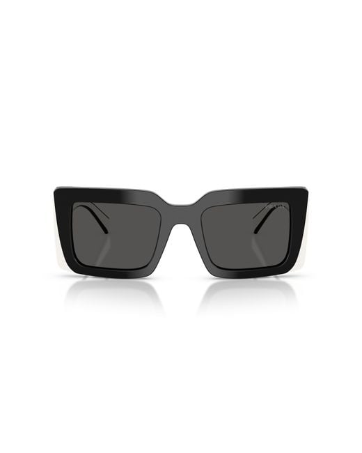 Prada Black Pr D01S 20G08Z Sunglasses Acetate Squared Normal
