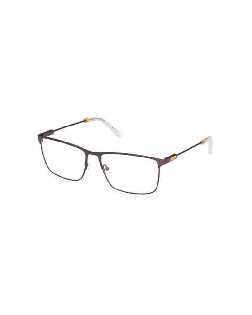 Timberland Black Tb1736 049 Optical Frames Metal Squared Normal for men