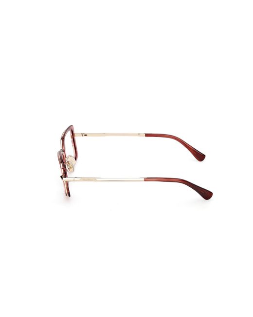 Max Mara Black Mm5186 071 Optical Frames Acetate Squared Normal