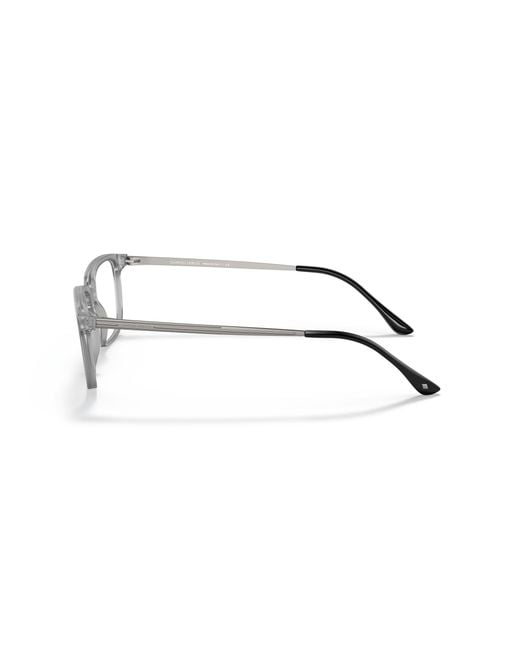 Giorgio Armani Black Ar7183 5913 Optical Frames Acetate Transparent Squared Normal for men