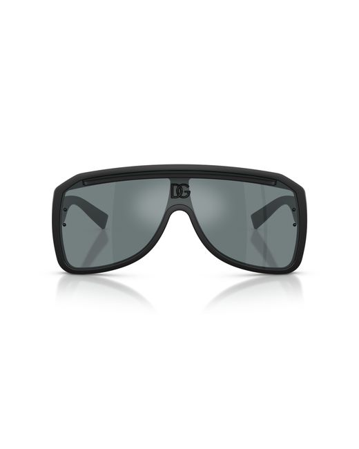Dolce & Gabbana Black Dg6205 25256G Sunglasses Injected Pilot Mirror