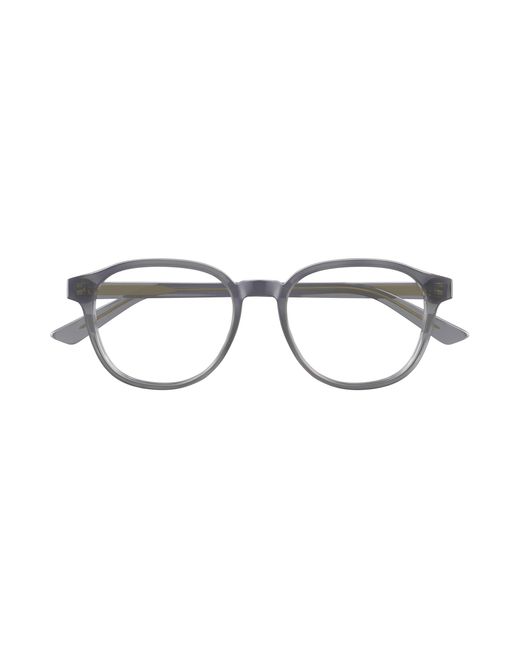 Bottega Veneta Black Bv1312O 009 Optical Frames Acetate Transparent Round for men