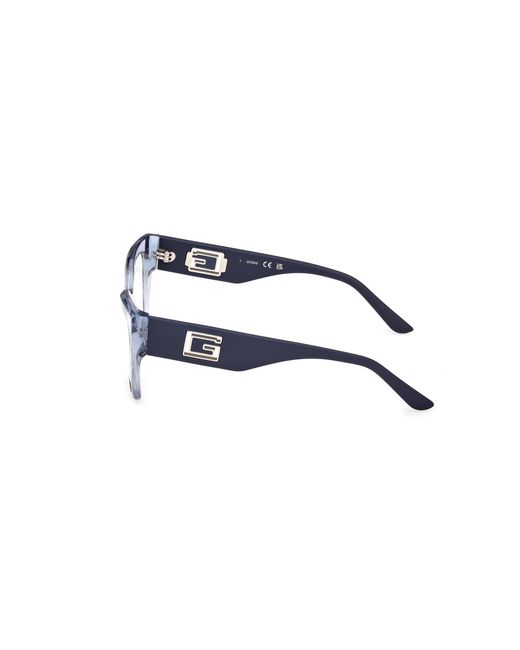 Guess Black Gu50356 084 Optical Frames Acetate Squared Normal