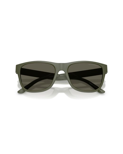 Emporio Armani Black Ea4243 618471 Sunglasses Injected Squared Normal for men