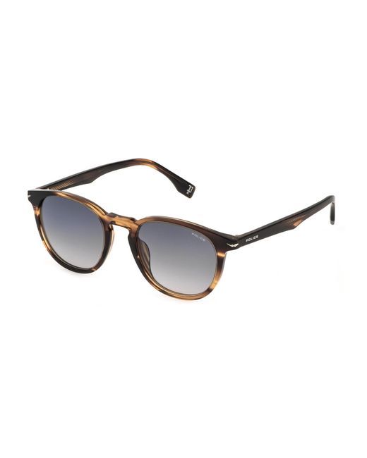 Police Black Splq82 Champ 13 07Lc Sunglasses Acetate Smoke Pantos Normal Nuanced for men