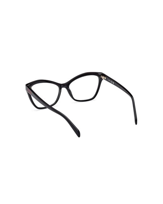 Emilio Pucci Black Ep5242 090 Optical Frames Acetate Squared Normal