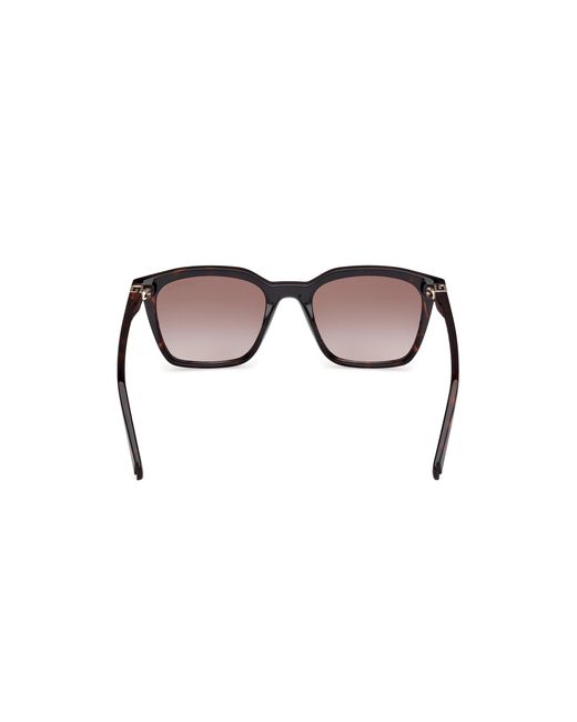 Guess Black Gu00170 52F Sunglasses Injected Squared Normal for men