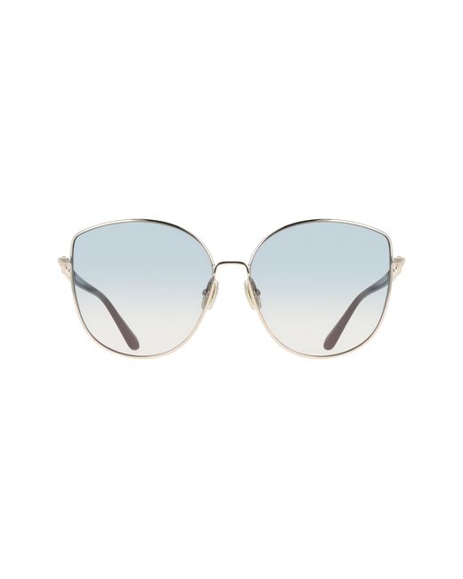 Ferragamo Black Sf339S 774 Sunglasses Metal Squared Normal