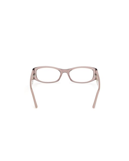 Guess Black Gu50352 057 Optical Frames Acetate Round Normal