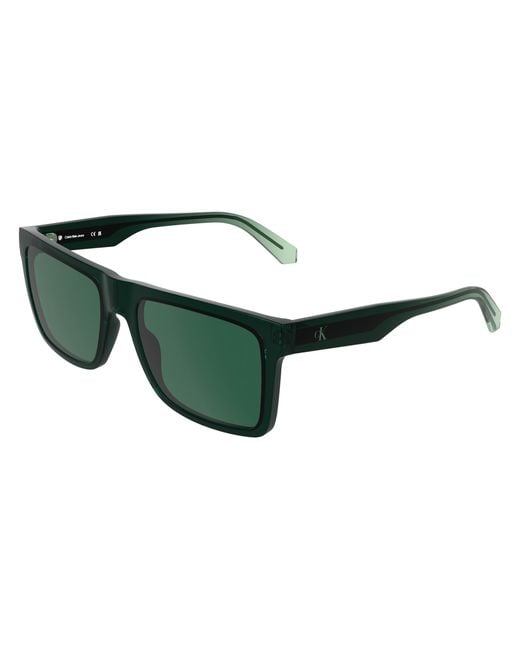 Calvin Klein Green Ckj26601S 304 Sunglasses Bio-Injected Squared Normal for men