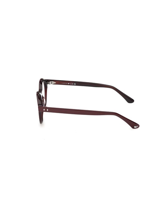 Web Black We5472 071 Optical Frames Acetate Round Normal for men