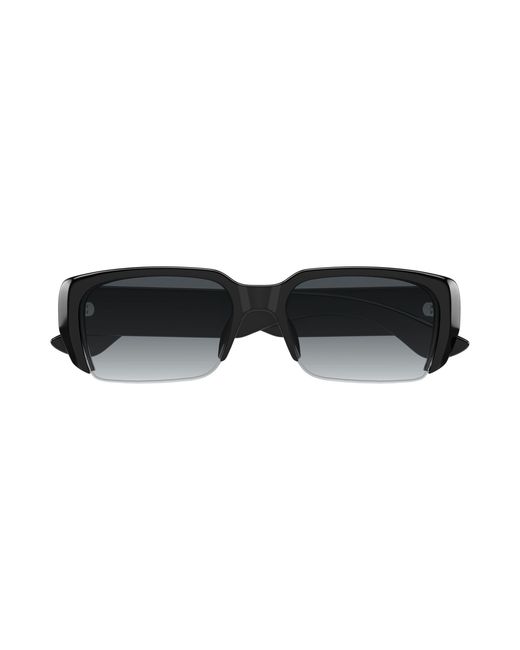 McQueen Black Am0532S 001 Sunglasses Acetate Squared