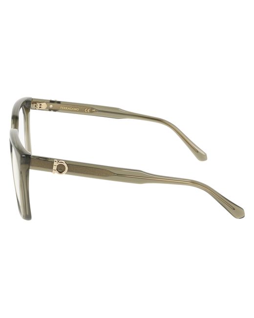Ferragamo Black Sf3042E 320 Optical Frames Acetate Squared Normal