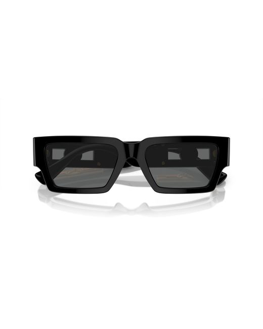 Versace Black Ve4459 Gb1/87 Sunglasses Acetate Squared Normal