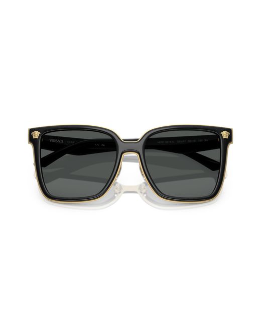 Versace Black Ve2278D Gb1/87 Sunglasses Metal Butterfly Normal
