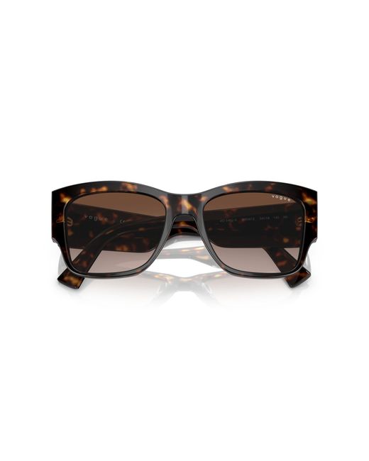 Vogue Eyewear Black Vo5462S W65613 Sunglasses Acetate Squared Normal Shaded