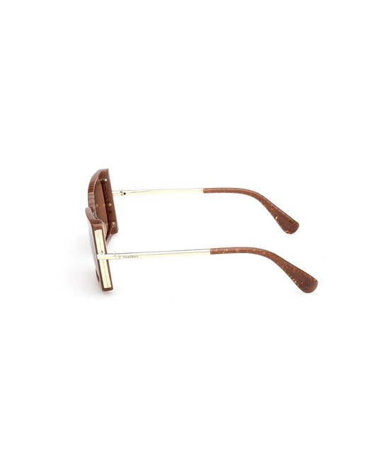 Max Mara Black Mm0166 Roquebrune 56E Sunglasses Acetate Butterfly Normal