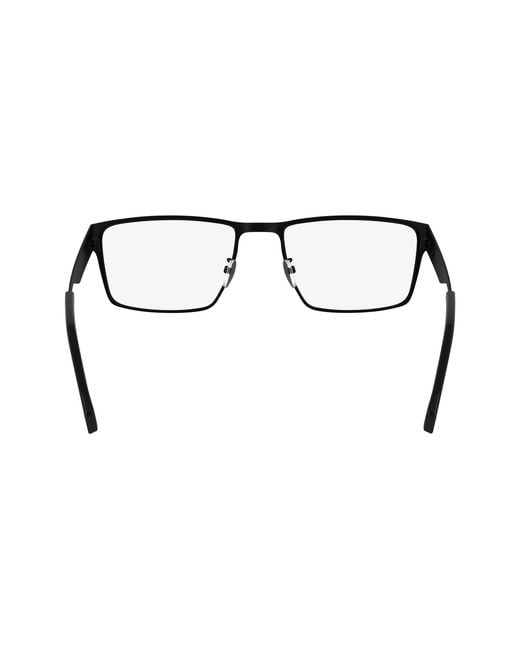 Calvin Klein Black Ckj24208 001 Optical Frames Metal Squared Normal for men