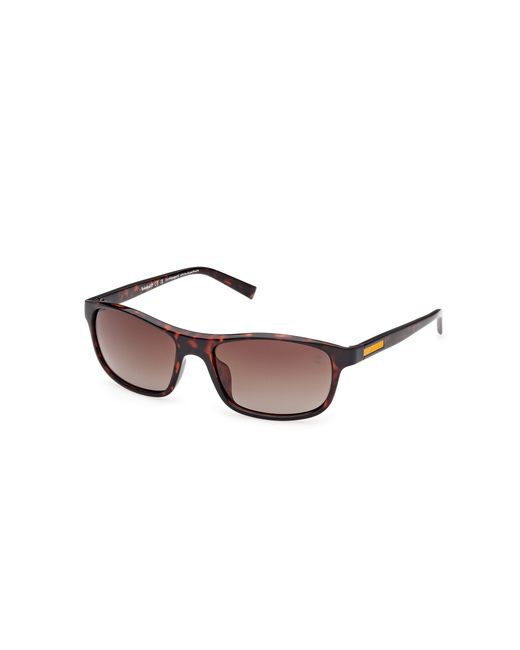 Timberland Black Tb00057-H 52H Sunglasses Injected Squared Polarized for men