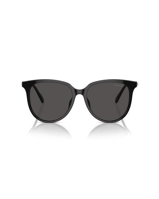 Swarovski Black Sk6023D 100187 Sunglasses Acetate Geometric Normal