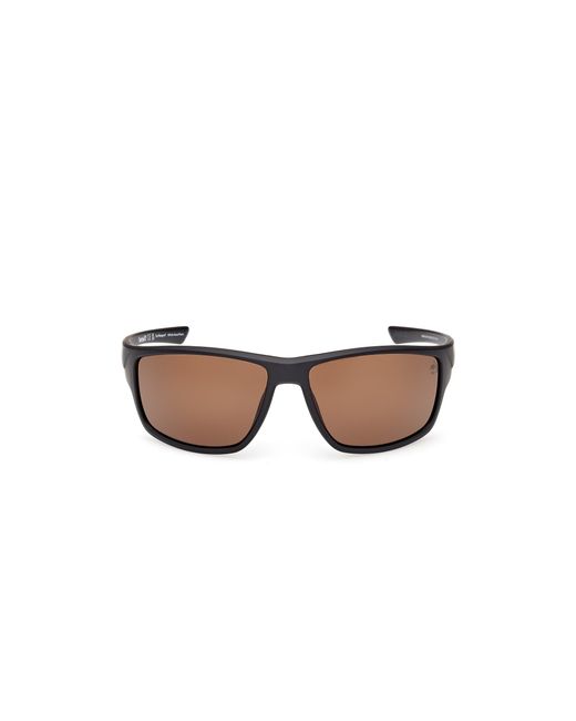 Timberland Black Tb00003 02H Sunglasses Injected Squared Polarized for men
