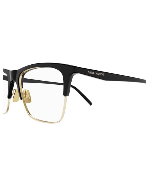 Saint Laurent Black Sl 786 003 Optical Frames Bio-Inject Transparent Squared