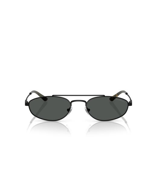Emporio Armani Black Ea2157 300187 Sunglasses Metal Pilot Normal for men