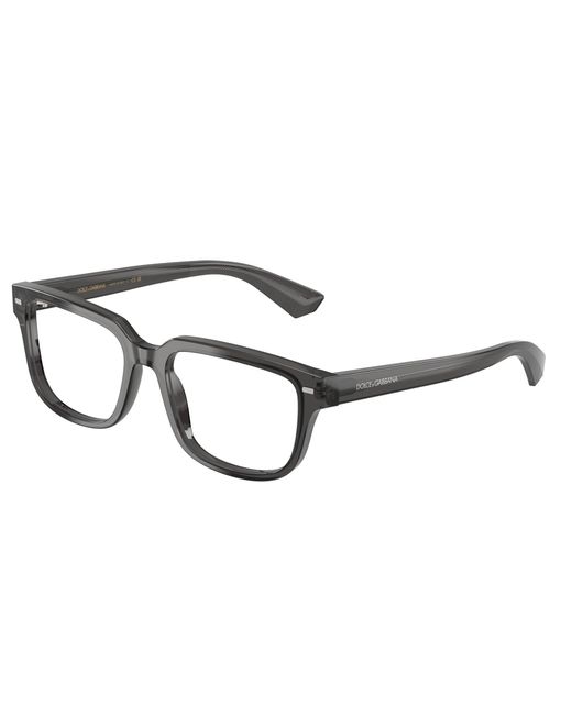 Dolce & Gabbana Black Dg3380 3160 Optical Frames Acetate Transparent Squared Normal for men