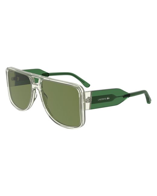 Lacoste Green L6056S 315 Sunglasses Acetate Squared Normal
