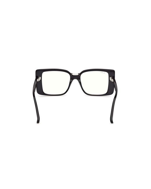 Max Mara Black Mm5231-B 001 Optical Frames Acetate Squared Normal